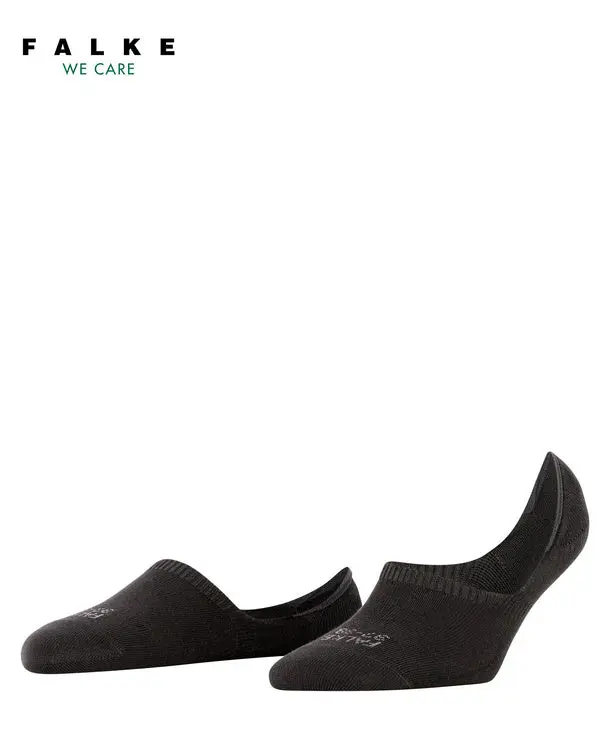 Women's Step High-Cut Invisible Socks, Sustainable Cotton Blend with Polyamide & Elastane, Anti-Slip Heel Grip, Durable, Stylish Solid Design, Fit for Sneakers & Loafers, Cold Wash, Line Dry, Style 46493