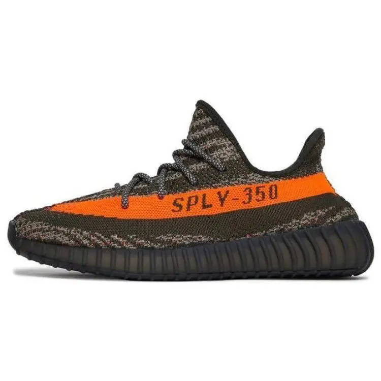 Yeezy Boost 350 V2 'Carbon Beluga' Athletic Sneaker Footwear, Streetwear, Limited Edition, Unisex, Half Size Small, Boost Midsole, Primeknit Upper, Limited Ed., Us 7 = 25Cm, Workout Sneakers