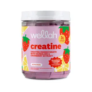 Wellah Creatine Stick Packs | 30 Servings OTG Supplement |  creatine for women | tiktok shop deals |  gym essentials women |  supplements for women | nurse essentials