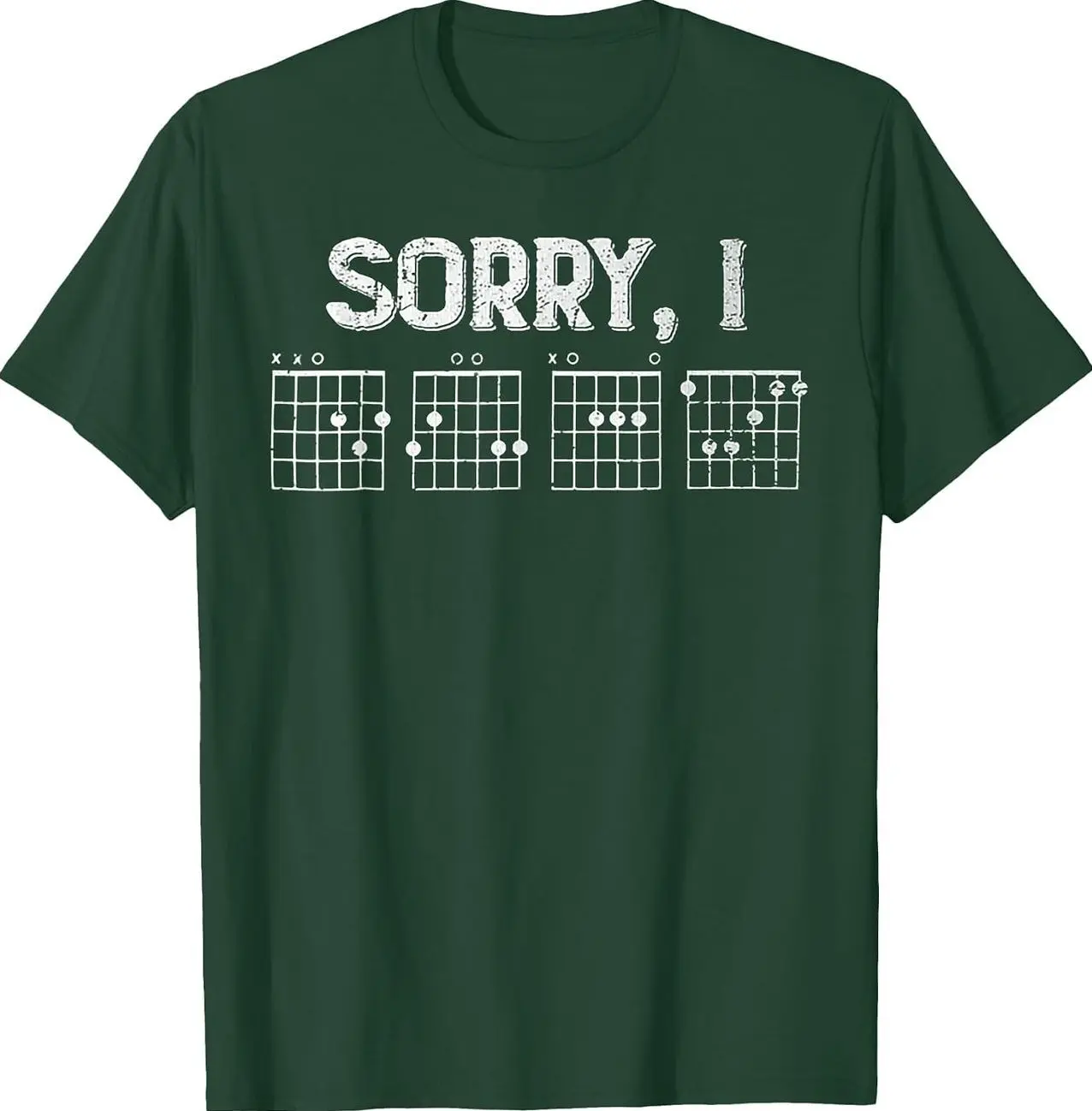 Sorry I-DGAF Funny Guitar Chords T-Shirt KA5