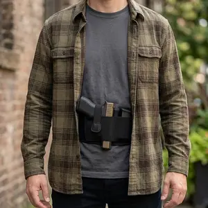 Outdoor Quick Access Leather Waist Holster - Soft Breathable, with Extra Mag Pouch, Universal Fit for Handguns & Revolvers, Suitable for Men & Women, Convenient Fast Draw Belt Holster