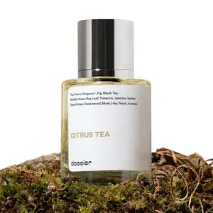 Citrus Tea, Dossier, Unisex Perfume, Eau de Parfum, 50ml, Bergamot, Fig, Black Tea, Jasmine, Vetiver, Cedarwood, Musk, Peach, Incense