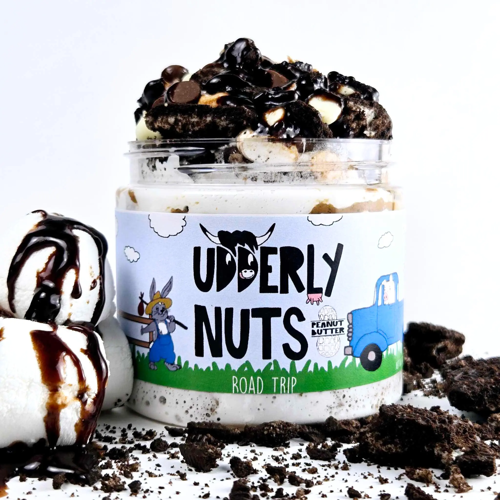 Road Trip Peanut Butter Dessert by Udderly Nuts