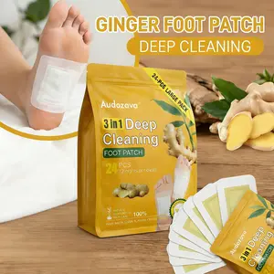 Turmeric Bamboo Charcoal Foot Patches 24-Pack for Deep Relaxation & Better Sleep, Natural Herbal Cleansing Pads, Vegan & Cruelty-Free