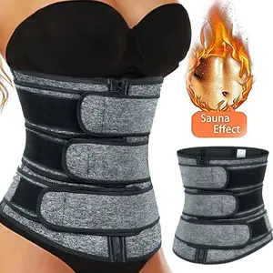 1 PC Plus Size Waist Trainer Body Shaper With Zipper, Bandage Wrap Women Stretch Bands Lumbar Support Invisible Adjustable Wrap Belt Shapewear,Waist Trainer, High Stretch Waist Cincher, Tummy Control Shaper, Waist Trainer for Women
