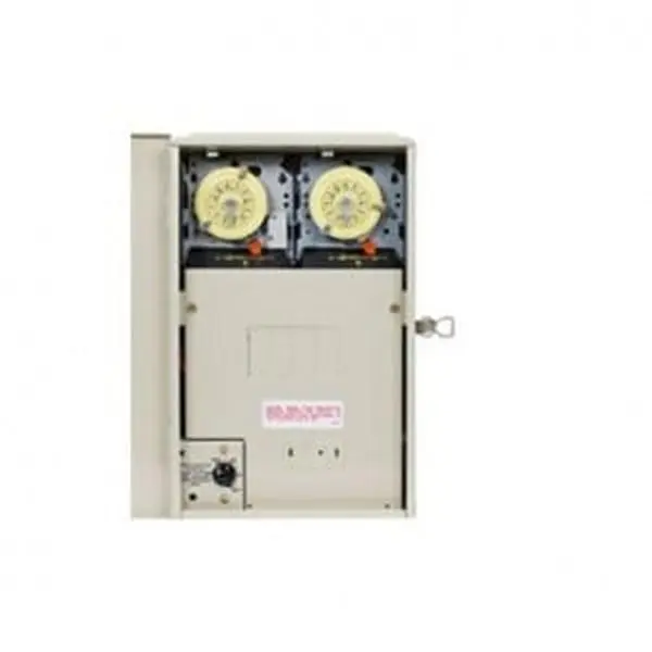 Intermatic T104M Heavy-Duty Steel Freeze & Heater Control with Dual Switches, Freeze Guard, GFCI Capable, User-Adjustable Set Point, Protects Pool-Spa Equipment for Pool Owners