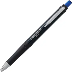 Pentel  1 mm GlideWrite Signature Ballpoint Pen, Blue - Pack of 12