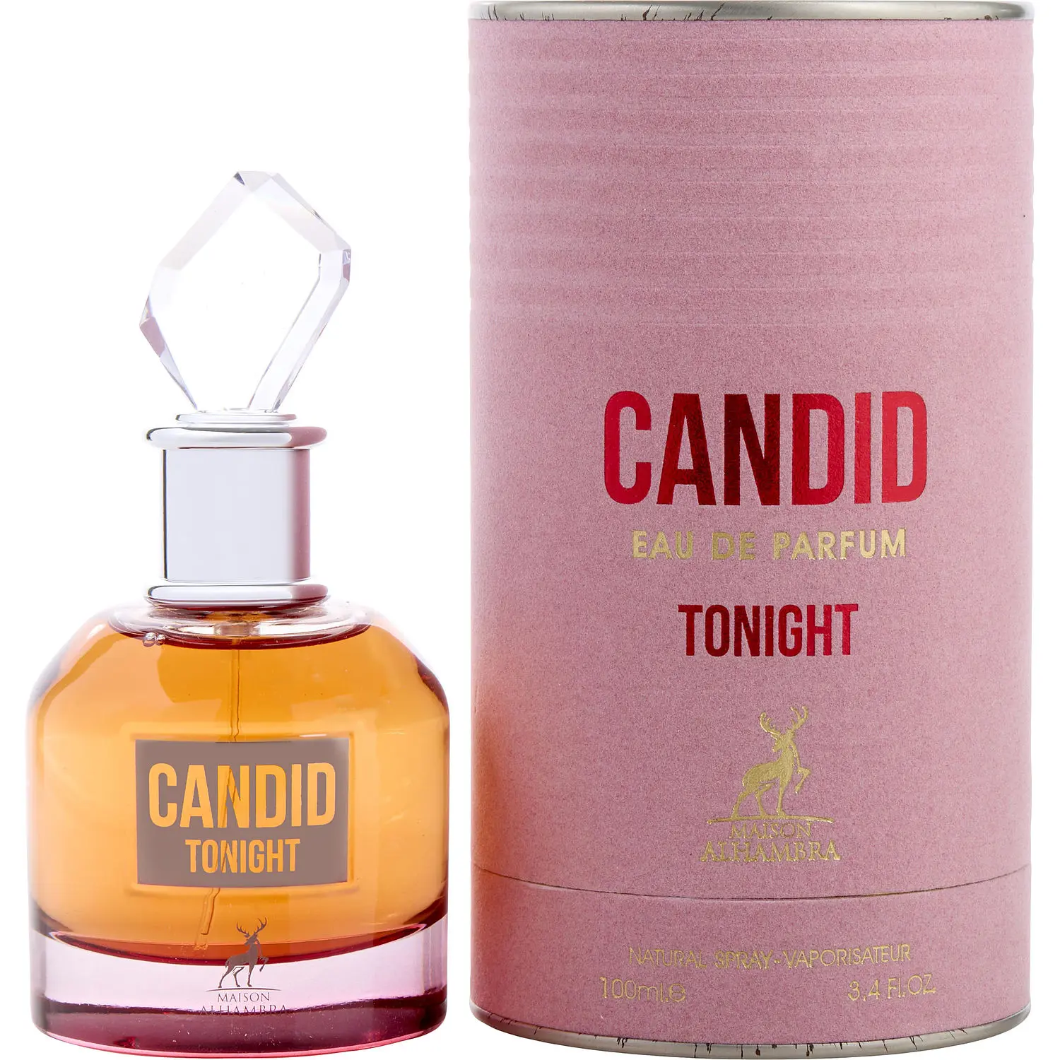 Maison Alhambra Candid Tonight for Women Eau de Parfum Spray, 3.4 Ounce Maison Alhambra Candid Tonight for Women Eau de Parfum Spray, 3.4 Ounce