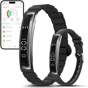 Smart Bracelet Fitness Tracker, Health Monitor Sleep Activity Tracker/Step Counter/Pedometer, Health Band For Women&Men, Smartwatch For Android IPhone, Free APP, Wearable
