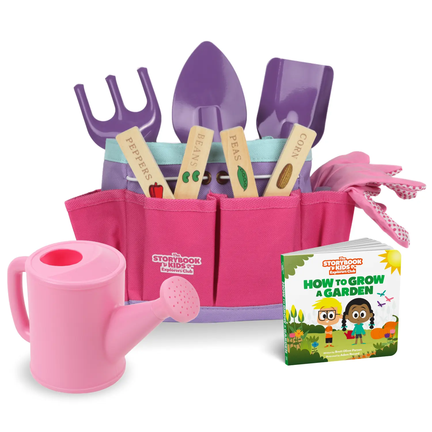 Kids Gardening Set  Complete Garden Kit + Storybook | Real Tools, Tote Bag, Watering Can & Shovel | Perfect Gift for Toddlers & Kids