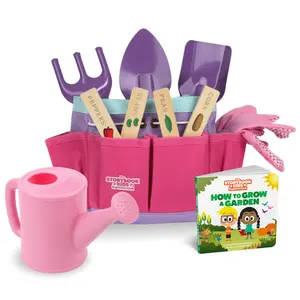 Kids Gardening Set  Complete Garden Kit + Storybook | Real Tools, Tote Bag, Watering Can & Shovel | Perfect Gift for Toddlers & Kids