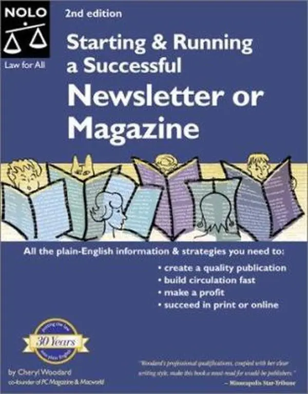 Used Books - Starting and Running a Successful Newsletter or Magazine by Cheryl Woodard (Paperback)