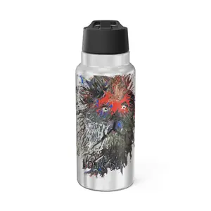 The Lions Den 32oz Gator Tumbler with Plastic Straw Included