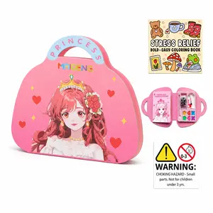 [In Stock] Handcraft Colorful Painting Kit For Beginners | DIY Dress Sticker Art Set | Decorative Scrapbooking Picture Materials | Fun Kids Crafting Supplies | Creative Home Learning Toys / Girls Birthday Gift / Art Projects Set / US Delivery