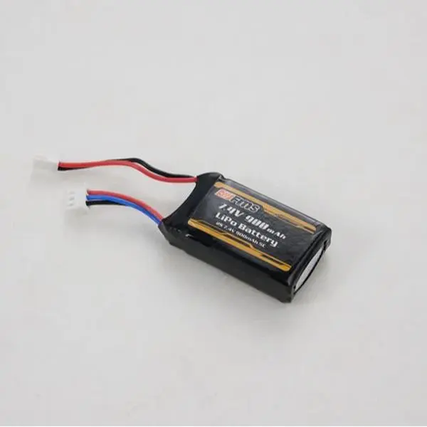 FMS Hobby Rechargeable Lithium Battery, 2S 7.4V 900mAh Electric Remote Control Toy Accessory