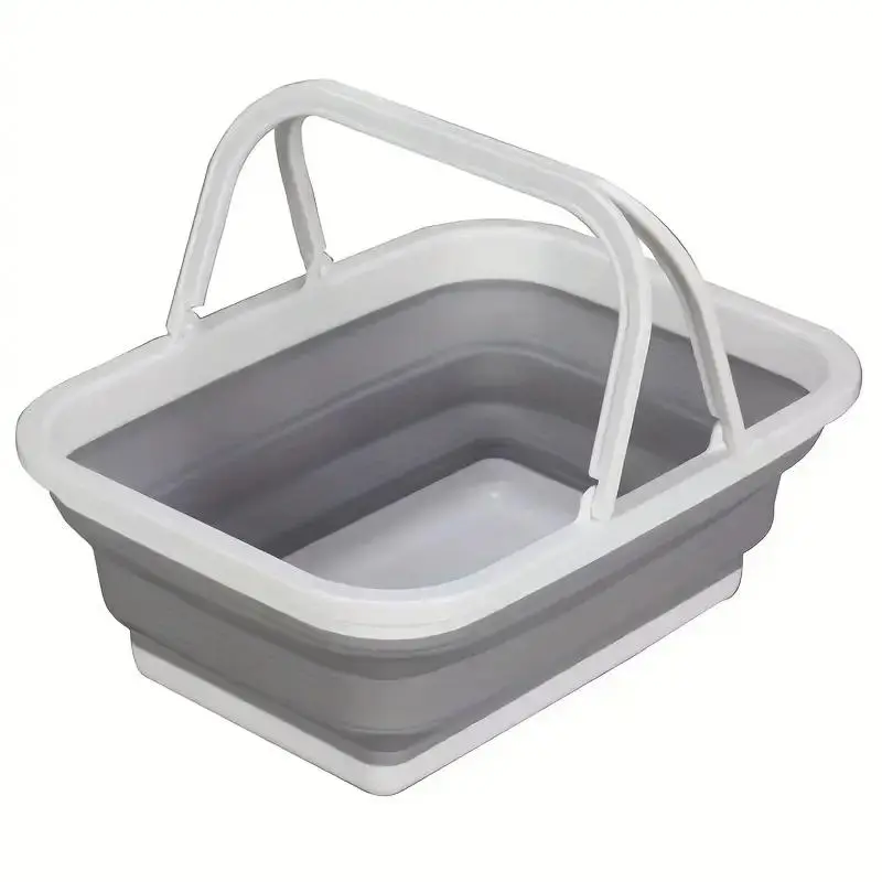 Foldable Sink, Portable & Foldable Dishwashing Basin Container for Camping, Hiking, and Outdoor Activities, Camping Essentials, Durable Plastic Sink, Home Goods