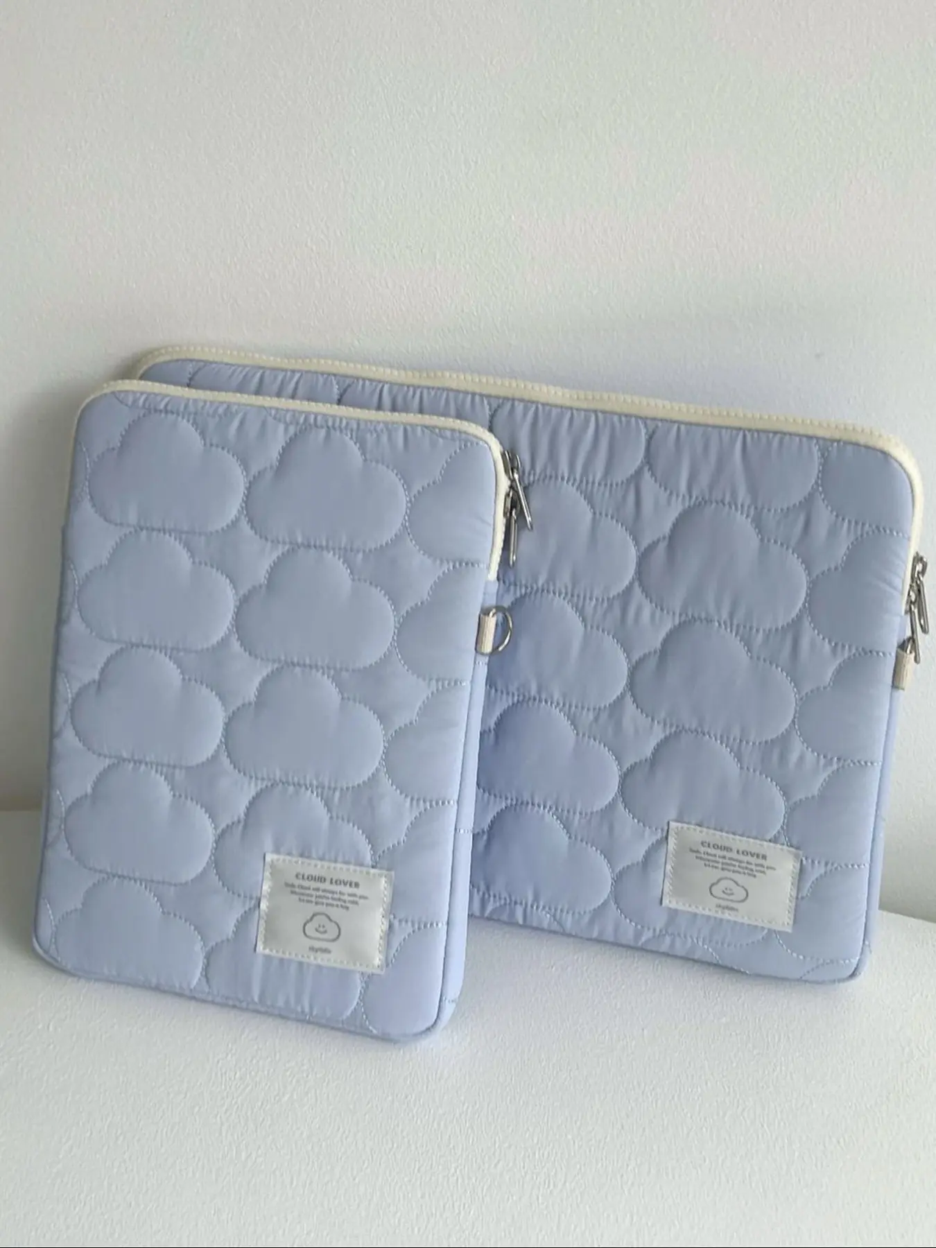 1PC Cute Cloud Embroidered iPad Tablet Bag Ins11/13/15 inch Laptop Storage Bag Laptop Computer Bag Laptop Sleeve Laptop Bags