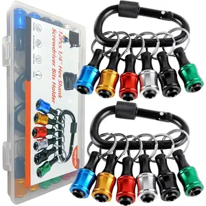 12 count Bit Holders 1/4 Socket, Hex Shank  Bit Holder for Impact Driver Drill Bit  Extension Bar Quick Release Easy Change,  Bit Holders for Tools & Home Improvement