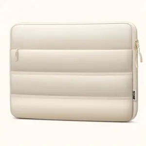 13.5 14 15.6 16 Inch Puffy Laptop Sleeve Case, Protective Notebook Sleeve Bag for MacBook Neo, MacBook Air 13/15, MacBook Pro 13/14/15/16 and 13"-16" Lenovo HP Dell Asus Acer Laptop Zip