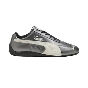 PUMA Mens Speedcat Metallic Lace Up Sneakers Shoes Casual - Black