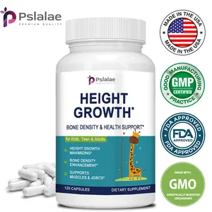 Pslalae - Height Growth Maximizer - Arginine - Made in the USA - Maximum Height Growth Formula - 120 Capsules