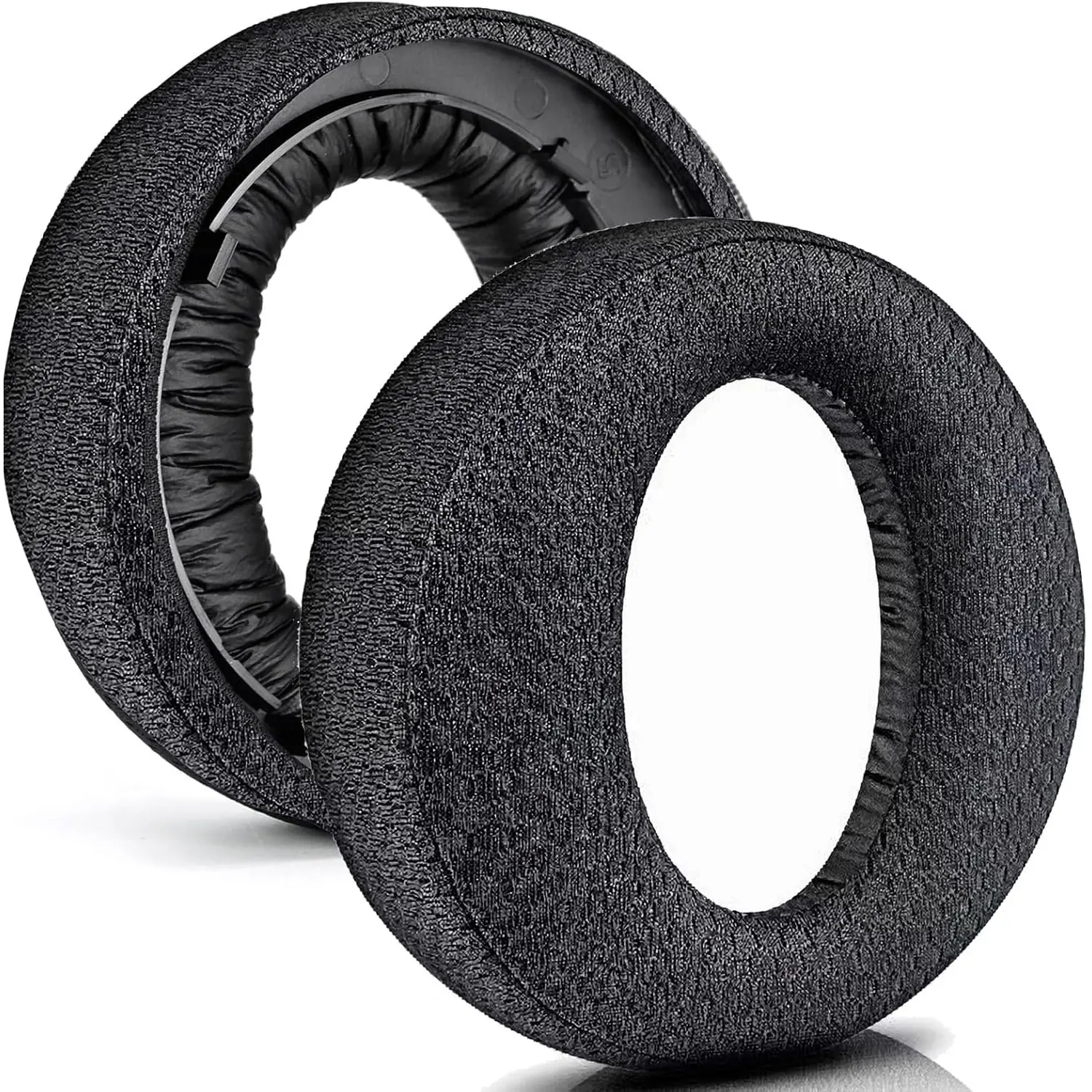 Ps5 Ear Pads Replacement Ear Cushions for Sony Playstation 5, Breathable Mesh Fabric, Soft Earpads, Compatible with Pulse 3D & Wireless Headset, Headphone Accessories