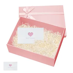 1pcs Gift Box Large 9.72x7.09x3.35 Inches,Gift Boxes for Presents withClosure Lid, Luxury Gift Box Rectangle Collapsible Boxes for Gift Packaging（pink）