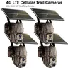 1 Pc 4G LTE Camera Security - Solar & Battery Powered Compact Camouflage Cam, Built-in SIM Card, PIR Night Vision, IP65 Waterproof, 360° Panoramic Live Video, 128GB Support for Farms, Businesses (Household Appliance Accessory)