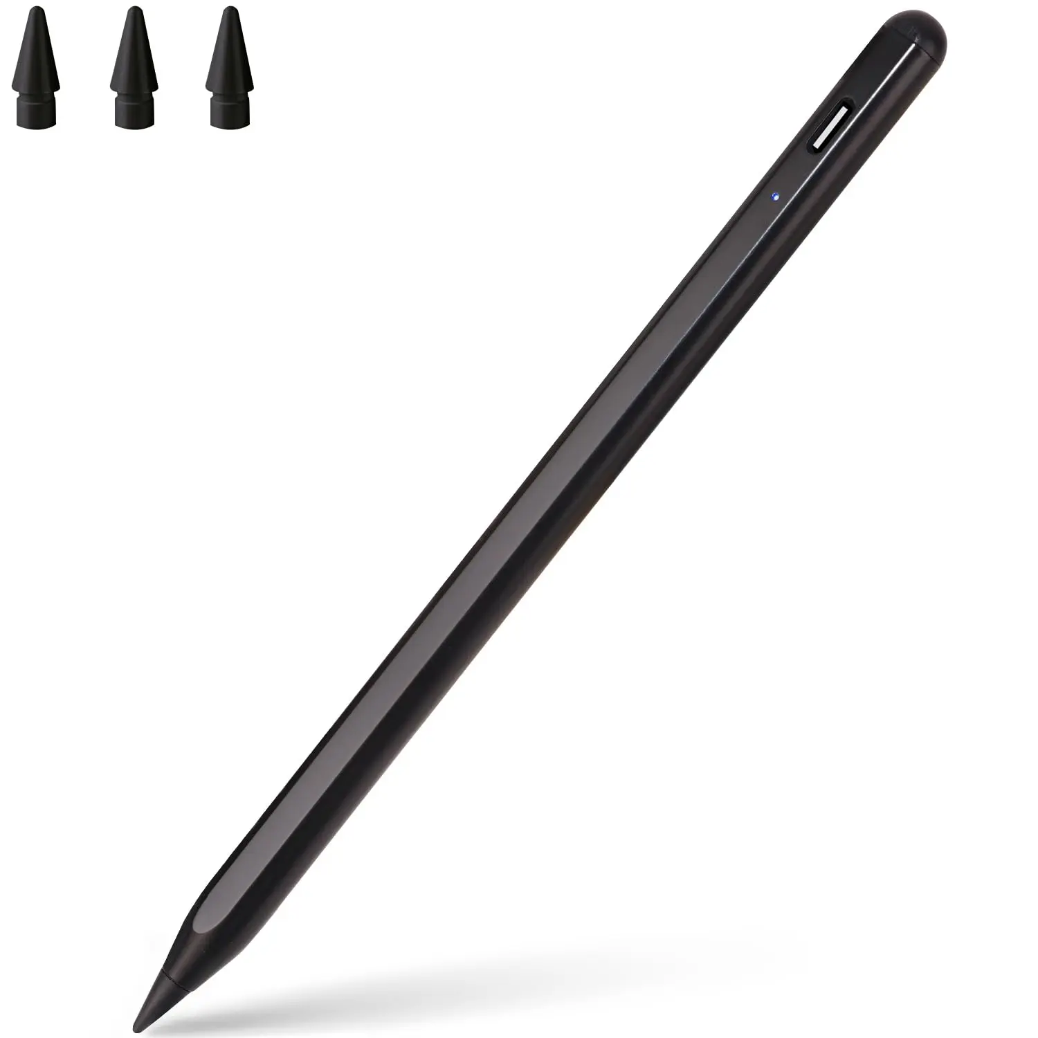 Stylus Pen for iPad with Fast Charge Palm Rejection Tilt Sensitivity Active Touch Screen Pencil Compatible with iPad 6/7/8/9/10 Pro12.9&11 Air3/4/5 Mini5/6 Magnetic Design apple pencil gen 1