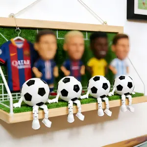 3D Printed Mini Soccer Ball Figurine , Sports Fan Desk Decor, Bar & Game Night Ornament, Soccer Lover Gift