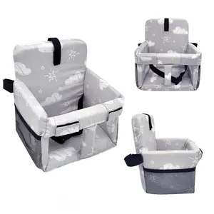 Soft, Foldable Seat Cushion—A versatile and comfortable pad suitable for use in shopping carts, high chairs, and strollers. Featuring a breathable, extra-thick design, it is perfect for both indoor and outdoor use.