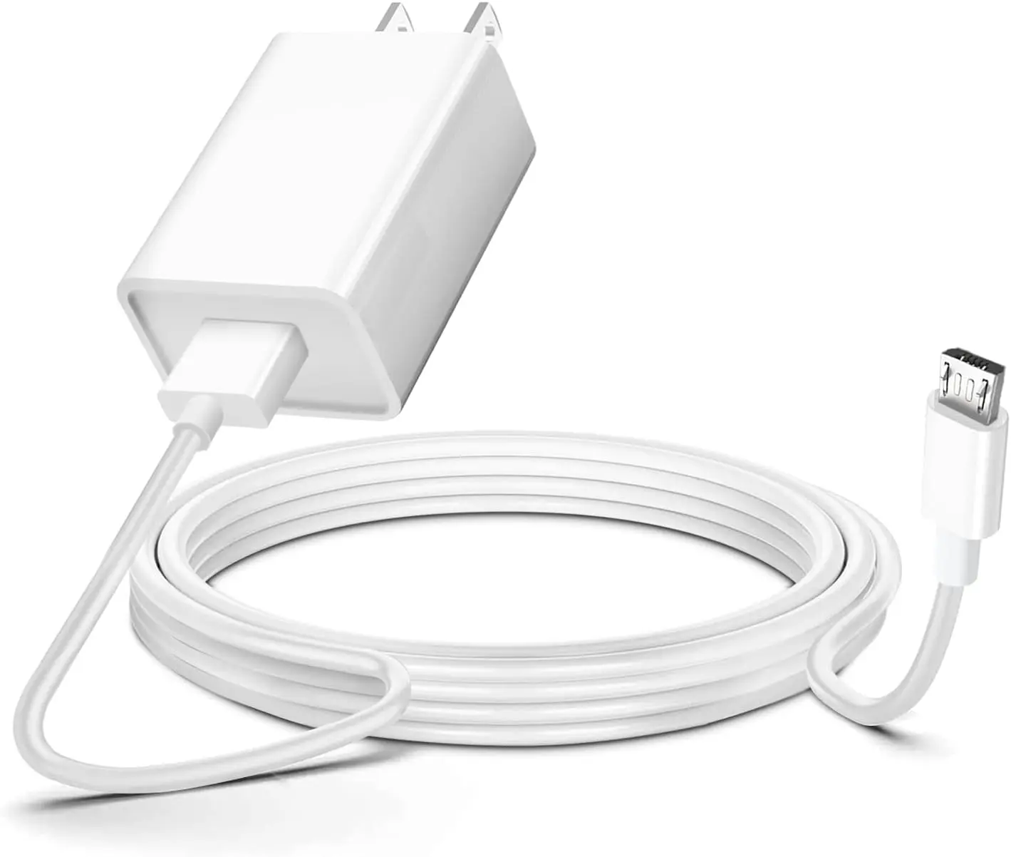 10ft Power Adapter Wall Charger for SimpliSafe Indoor Camera, Blink ,  Galaxy Tab A 8.0" 7.0" 9.7" 10.1",E,S,S2,3,4,Tab 3 4 Note 4 5 S7 Edge S6 S2 J7 J5  USB  Cord, Cellphone, Electronic