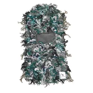 PREMIUM DISTRESSED BALACLAVA SHIESTY MASK - CAMO