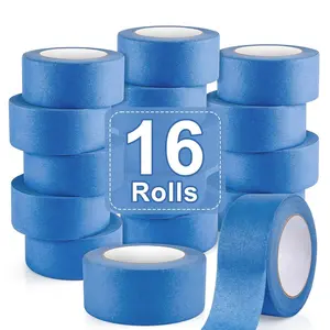 Painter's Tape, 16pcs Waterproof Painter's Tape, Easy To Remove Masking Tape for Home, Office, School, DIY Art, Crafts and Label