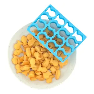 Mini Goldfish Cracker Cutter and Goldfish Cookie Cutter - goldfish mold Hand Made in the USA by Mighty Gadget (16 x 1" Goldfish cutter)