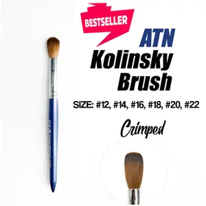 Kolinsky Acrylic Nail Brush – Blue