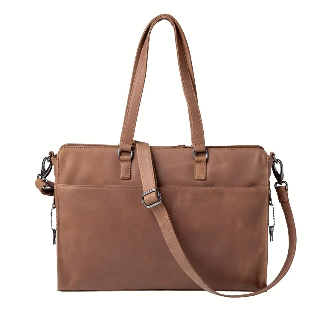 Willow Computer Satchel by Lady Conceal with Locking Hidden Pocket