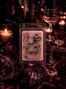 The Monroe Effect Attraction Intention Melt Candle, Peony-Vanilla-Pear Fragrance Aroma Home Decor Piece