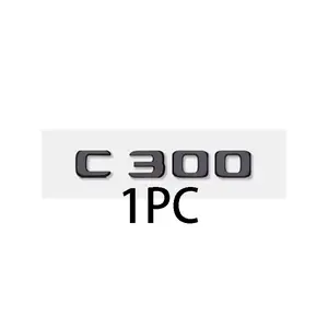 Mercedes-Benz C Series Car Logo Sticker, Fits C32 C35 C180 C200 C220 C230 C260 C280 C300, Rear Trunk Divider Marker, 1pc