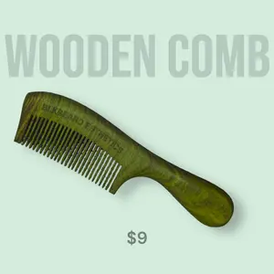 SANDALWOOD BEARD COMB Heatless