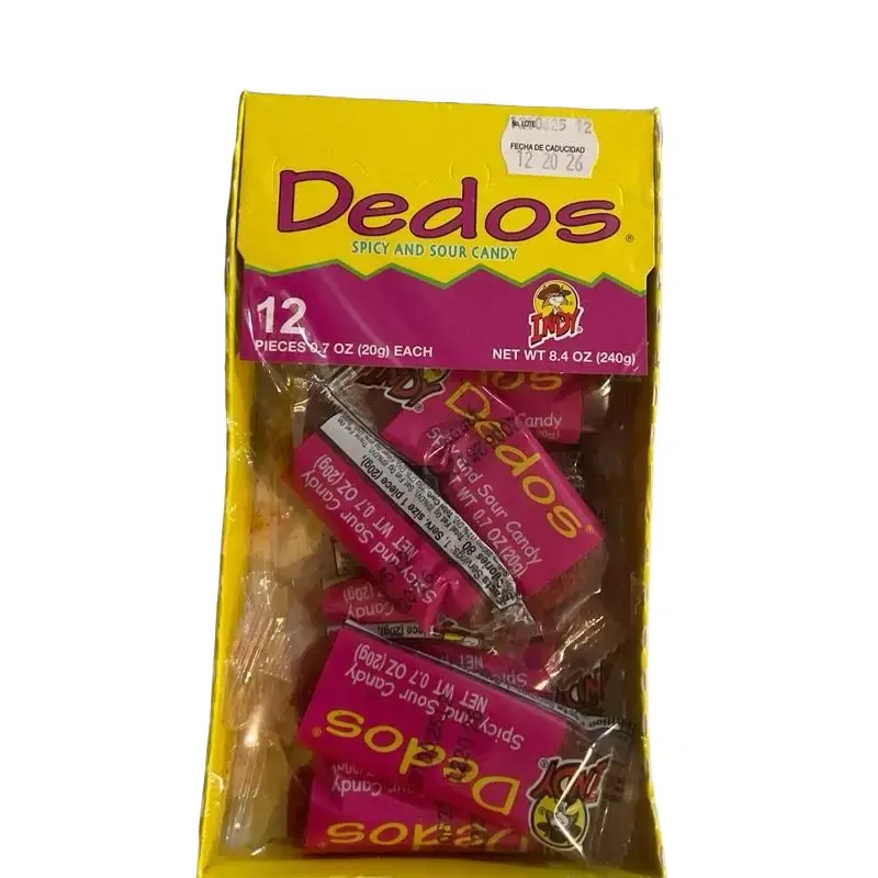 Dedos Indy 12ct box spicy tamarind Dedos Indy 12ct box spicy tamarind