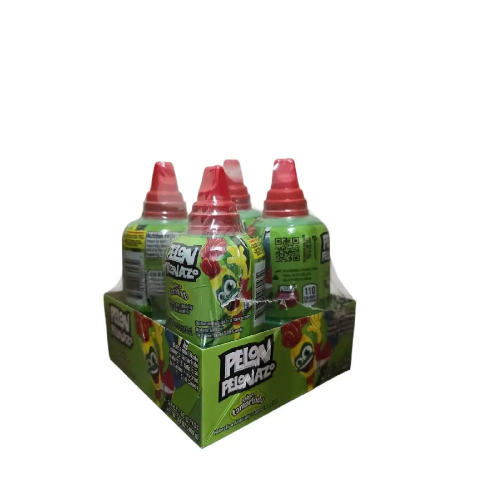 Pelon Pelonazo 4 piecesnatural & Artificial flavor Tamarind net wt 14-oz (400g)