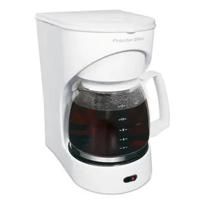 212 MAIN 12-Cup Auto-Drip Coffee Maker, PROCTOR SILEX 43501Y Model, 12-Cup Capacity, Auto-Drip Function, Coffee Maker with Dishwasher Safe Carafe