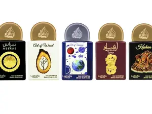 Lattafa Giftset Collection 20ml X 5Pcs ( NEBRAS+ART OF WOOD+ART OF UNIVERSE+ANSAAM GOLD+KASHAN ) for UNISEX