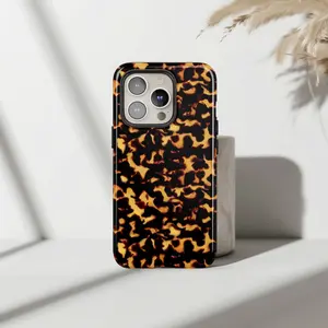 Classic Tortoiseshell Case | Chic Tortie Print, Old Money Aesthetic, Luxury Protective Cover for IP Phone 16 15 14 13 12 11 Pro Max Plus X XR XS 7 8