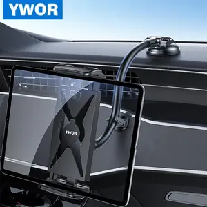 Car Dashboard Tablet Holder Mount, Truck Dashboard Phone Stand, Cellphone Car Mount, Smartphone Holder with Strong Sticky Gel Suction Cup, Phone Accessories for iPad Pro 9.7, 11, 12.9 / Air/Mini, iPhone, Galaxy Tabs, More 4-13" Devices