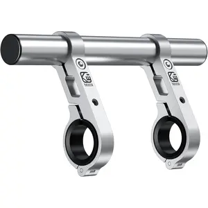 Aluminum Alloy Handlebar Extender for  & ,  Handlebar Extensions with Double Mounting Clamp Bracket, Fit for Round Rails 0.87'' / 1'' / 1.125'' / 1.26'' in Diameter