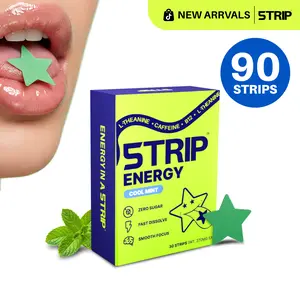 90 Strips | 5TRIP Energy Strips — Smart Caffeine, Zero Crash, Fast-Acting, Vegan & Sugar-Free