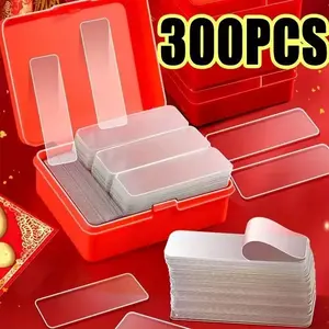 Super Strong Dual-Sided Tape, Double Sided Adhesive, Double Sided Sticky, No Residue Removable Transparent Nano PVC Acrylic, Ideal for Walls, Photos, Posters, DIY Home Office