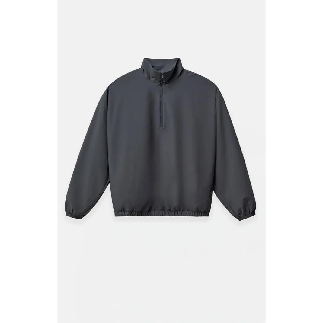 Fear of God ESSENTIALS Men's Women's Iron Gray Classic Half Zip Sweatshirt